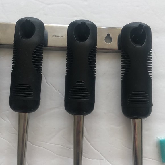 6 pc VTG Stainless Steel Kitchen Tool Utensils Set - Picture 6 of 6